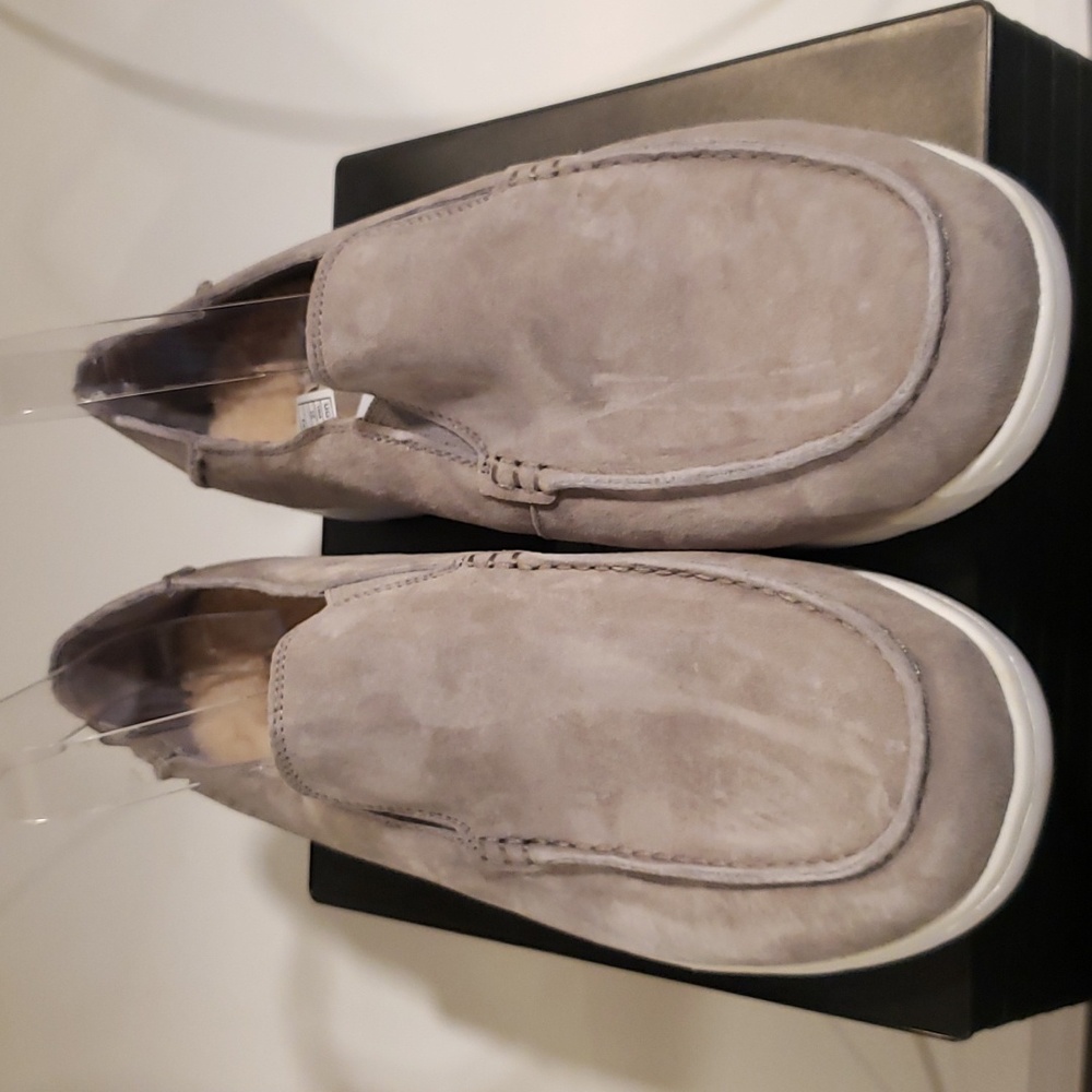 New UGG Size 12 Men's Colston Loafer Tan Suede